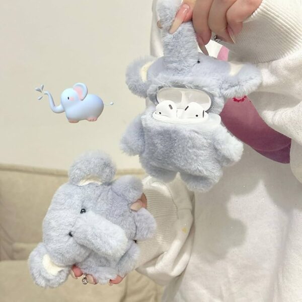 Elephant Plush EarPhone Case